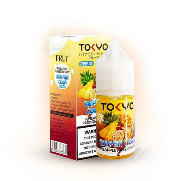 TOKYO SUPER COOL PINEAPPLE PASSIONFRUIT ICE SALTNIC 30ML